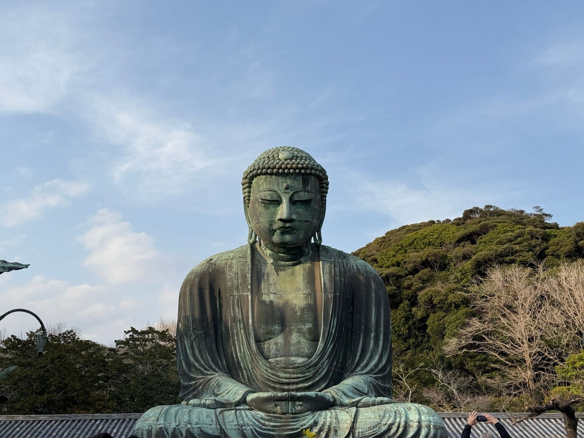 Great buddha of kamakura on a sunny day