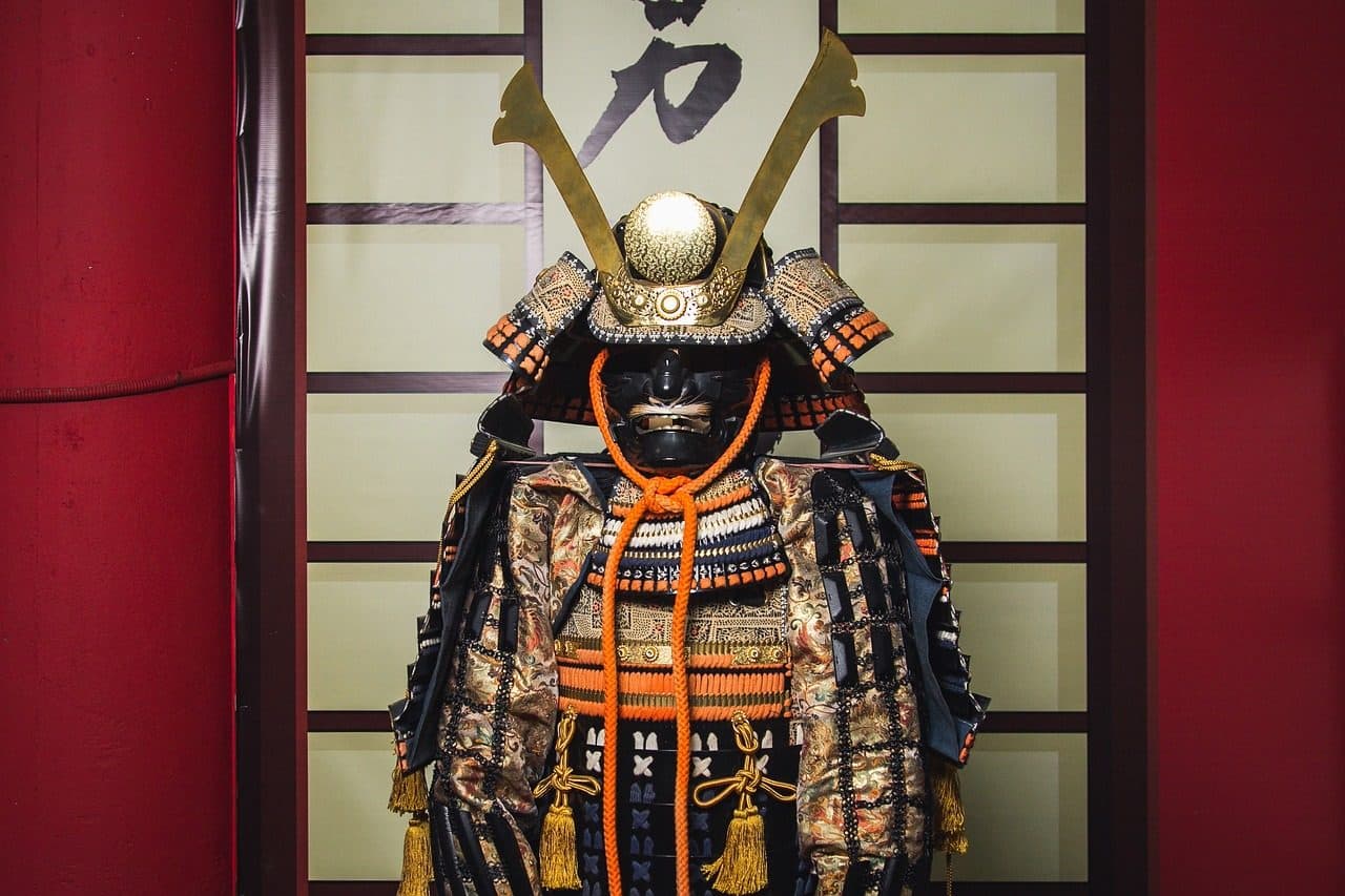 Samurai armour katana