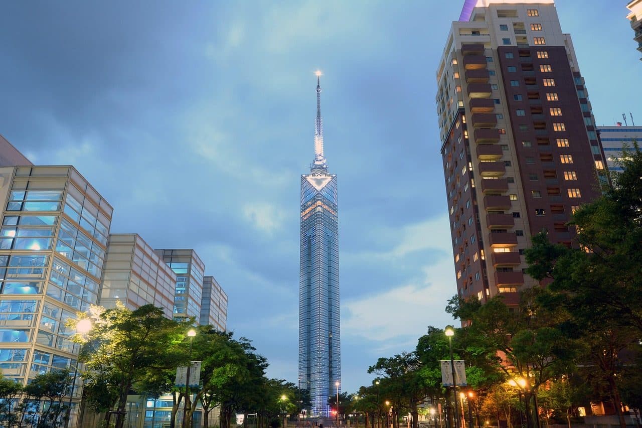 Fukuoka Tower skyline