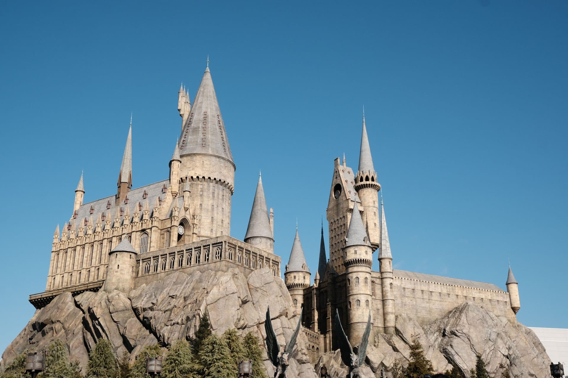Hogwarts castle at universal studios japan